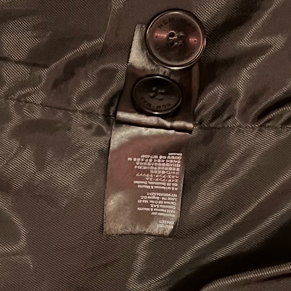 Dark Grey H&M Thick Twill Peacoat - Picture 4 of 5